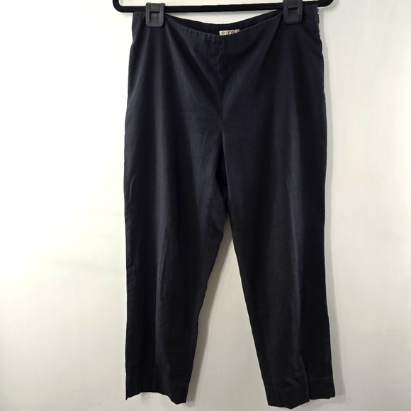 Brunello Cucinelli Cotton Pants Crop Cropped Ankle Stretch Stretchy Minimal 10 - Picture 1 of 14